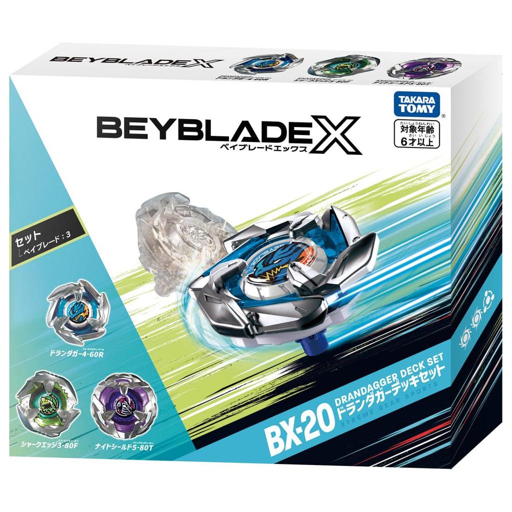 BEYBLADE X Beyblade X Doran Dagger Deck Set Metal BX-20