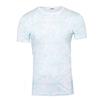 Menson-b Plain T-shirt with Leaf Print for Men