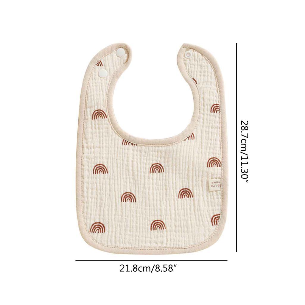 Нагрудники для новорожденных мальчиков и девочек с 6-слойным абсорбирующим нагрудником для прорезывания зубов, нагрудник для кормления, мягкий хлопок, ткань для отрыжки, хлопковые нагрудники BAR