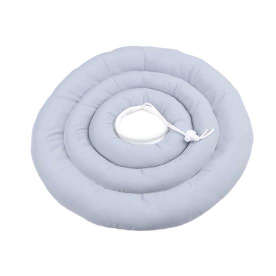 Собачий конус мягкий регулируемый воротник-пончик со шнурком альтернатива конусу для собак после операции для крупных средних маленьких собак и кошек