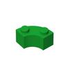 20 ШТ. Детали MOC 3063 85080 Кирпич Круглый Угол 2x2 макарони кирпичи совместимые DIY Сборка Строительные Блоки частица Ki