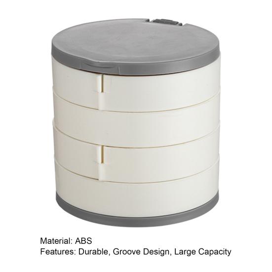 Органайзер для ювелирных изделий, красивая, полезная подставка для ювелирных изделий, многослойная вращающаяся шкатулка для драгоценностей для общежития