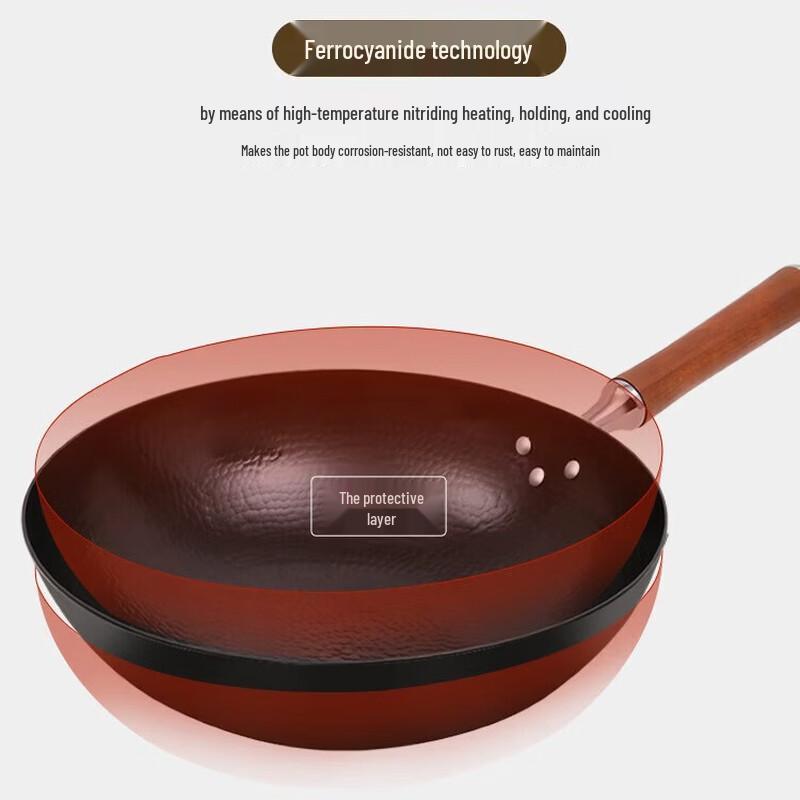 COOKER KING 32 см Ручная кованая железная вок