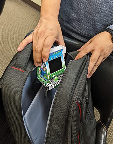 MY ARCADE All-Star Arena Pico Player - 3.75" Fully Playable Portable Mini Arcade Machine with 107 Retro Games, 2" Color Screen Display, Battery Operat