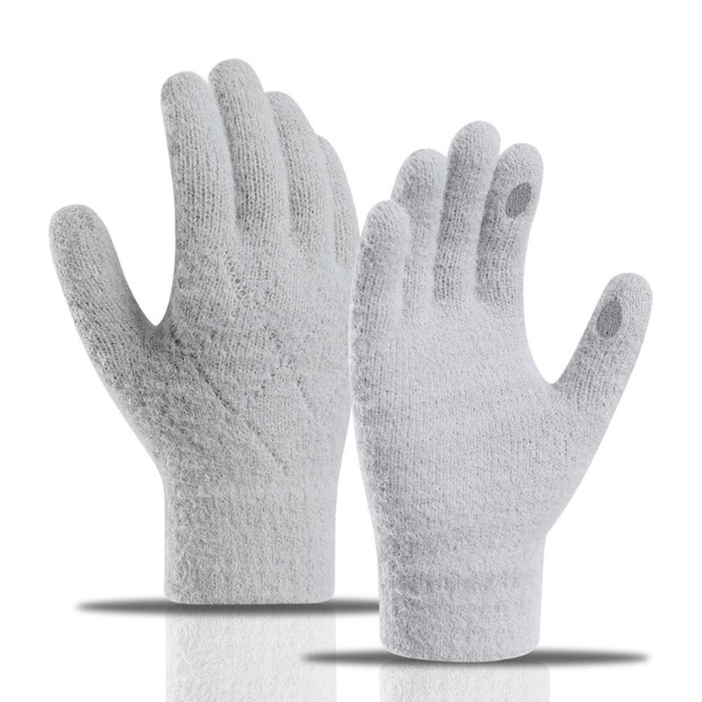 Warm Touch Screen Gloves Knitted Driving Mittens New Winter Gloves Women Men