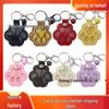 Pet Hair Storage Pendant Keychain: Creative Cat Paw & Dog Jewelry Keepsake