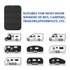 RV Door Window Shade Cover Waterproof Camper Sunshade Sun Blackout Accessory For Travel Trailer Motorhome Camper-Windows