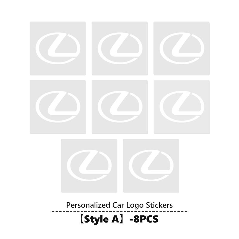 Декоративная наклейка на интерьер автомобиля Lexus, наклейки с логотипом автомобиля CT ES GS NX IS250 RX350 IS200 LX570 UX250h CT200h