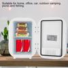 6L Mini Portable Car Refrigerator Electric Fridge Cooler Warmer for Makeup Foods MedicationEU Plug