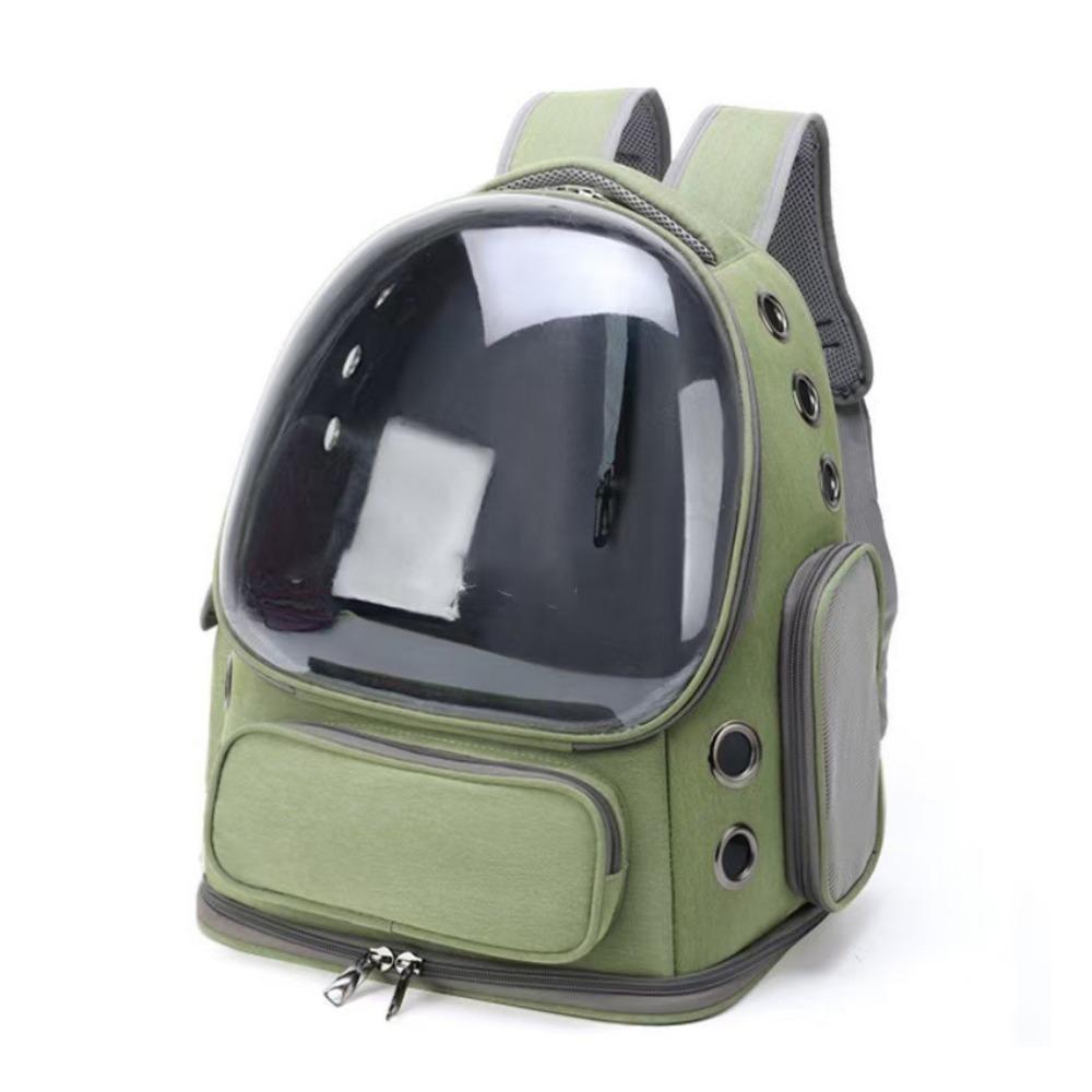 Transparent Pet Carrier Backpack Ventilated Pet Travel Bag Cat Carrying Bag Outdoor Use