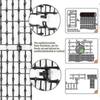 Cat Scat Mat with Spikes, Pet Repellent Deterrent Mat for Indoor Outdoor Use