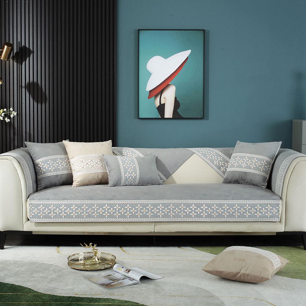 Современная простая диванная подушка Four Seasons, универсальная скандинавская нескользящая подушка для дивана, чехол для дивана, чехол