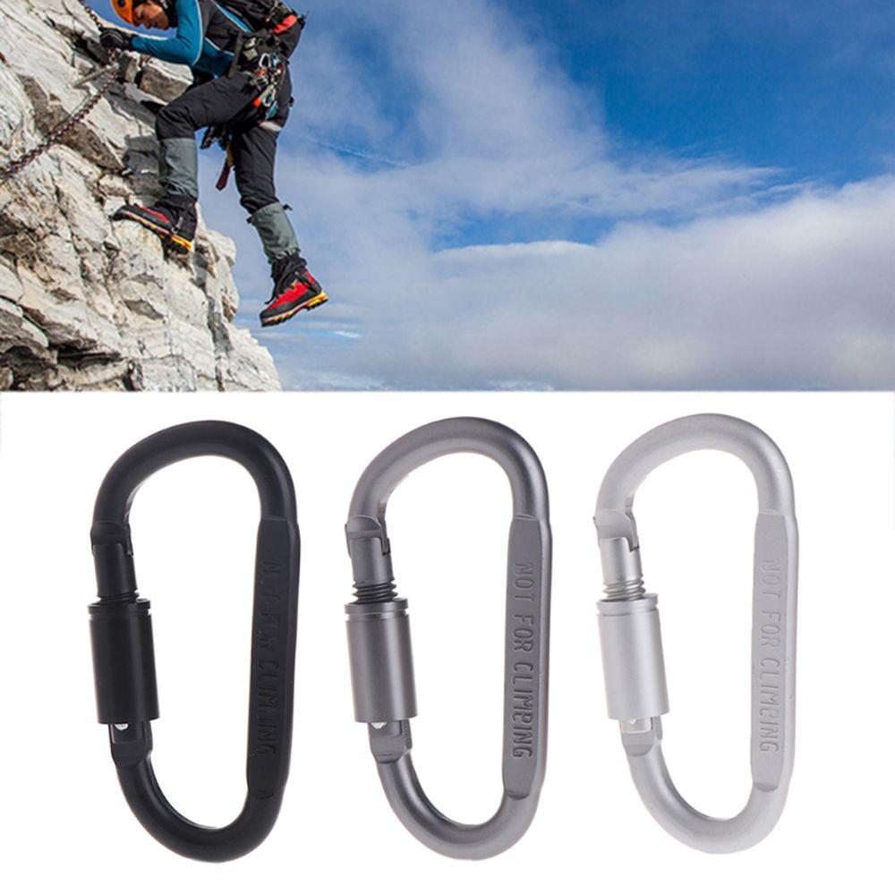 Durable Practical Camping Metal Climbing Aluminum Zinc Zinc Alloy Keyring Hook Carabiner Key Buckle