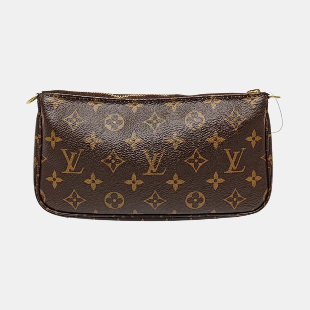 [Pre-Owned] Multi Pochette Accessoires Chain Monogram Five-In-One Combination Bag Coated Canvas Leather Mahjong Bag Underarm Hand - Very Good #1PEH2NK