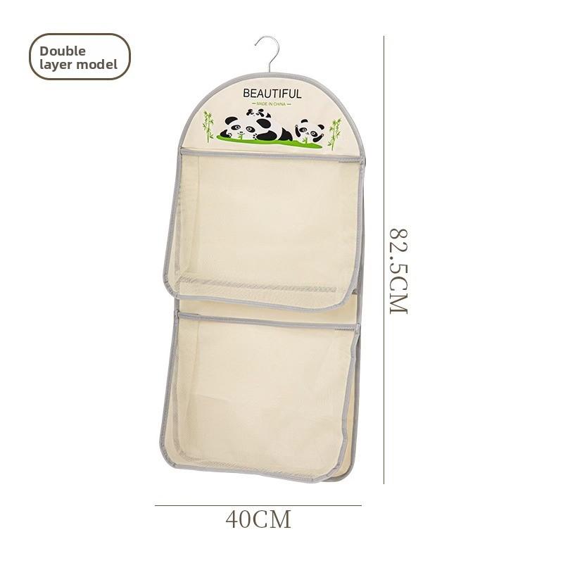 Panda Storage Wardrobe Underwear Socks Hanging Mesh Pocket Organiser Storage Bag