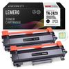 2 LEMERO Compatible Brother TN-2420 TN2420 TN2410 Toner Cartridges [with Chip] for HL-L2310D HL-L2350DN HL-L2370DN HL-L2375DW
