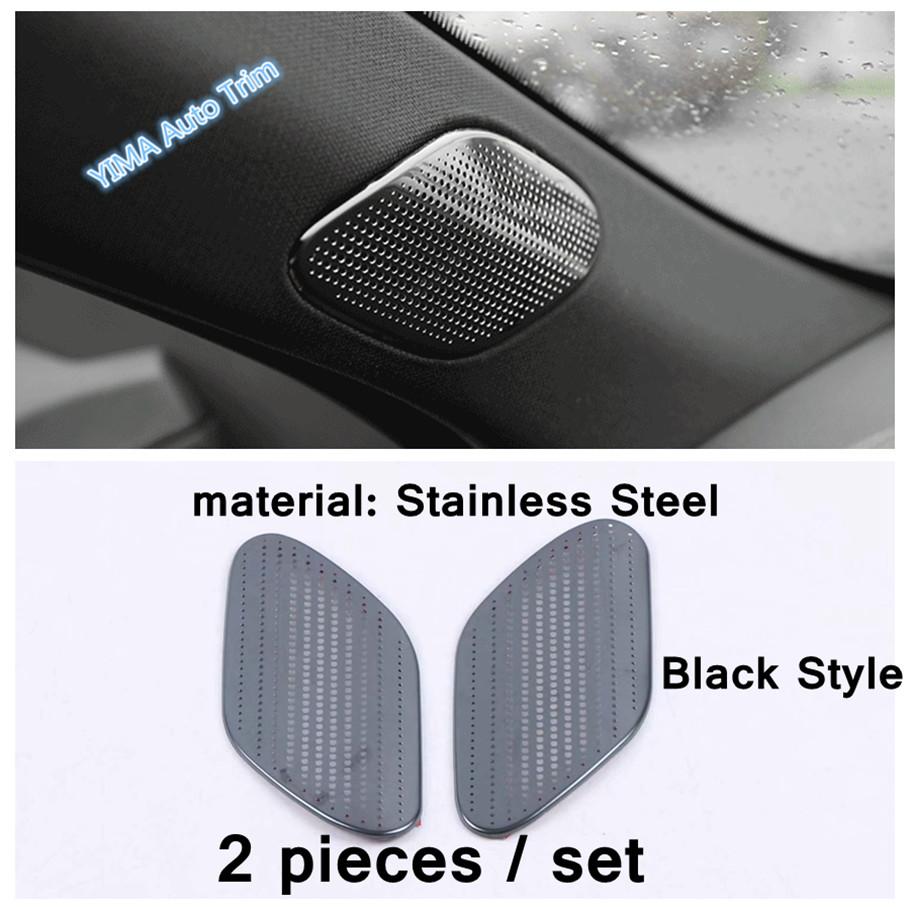 Car Window A Pillar / AC Roof High Pitch Loudspeaker Cover Audio Speakers Trim For Cadillac CT4 - 2024 Interior Accessories