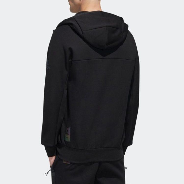 adidas Куртки Мужские Черные С Капюшоном Умеренные Другие FM9386