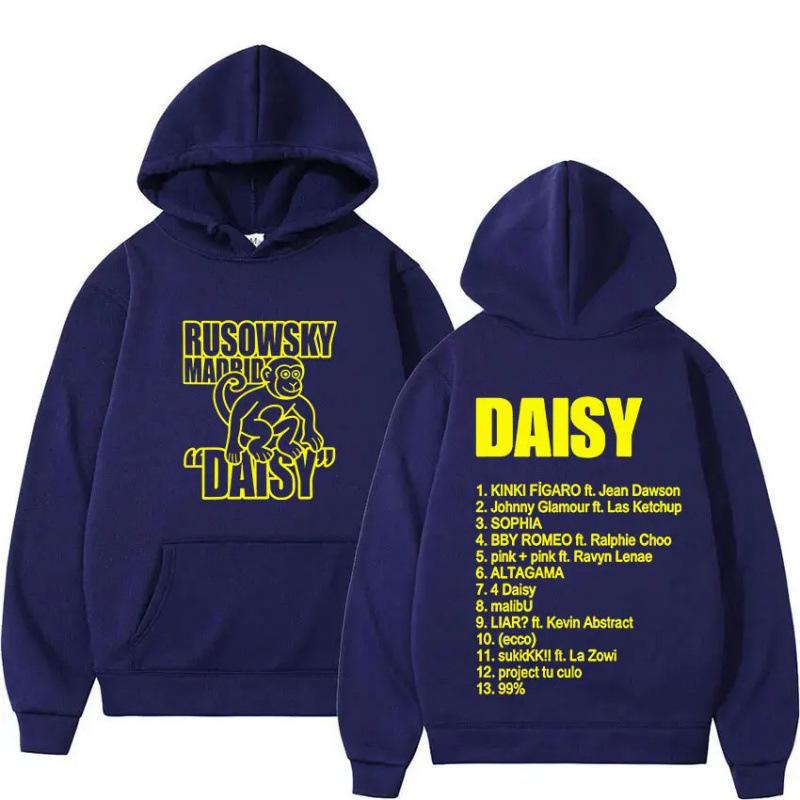 Rusowsky Madrid Daisy Tour Худи для фанатов Мужское&#