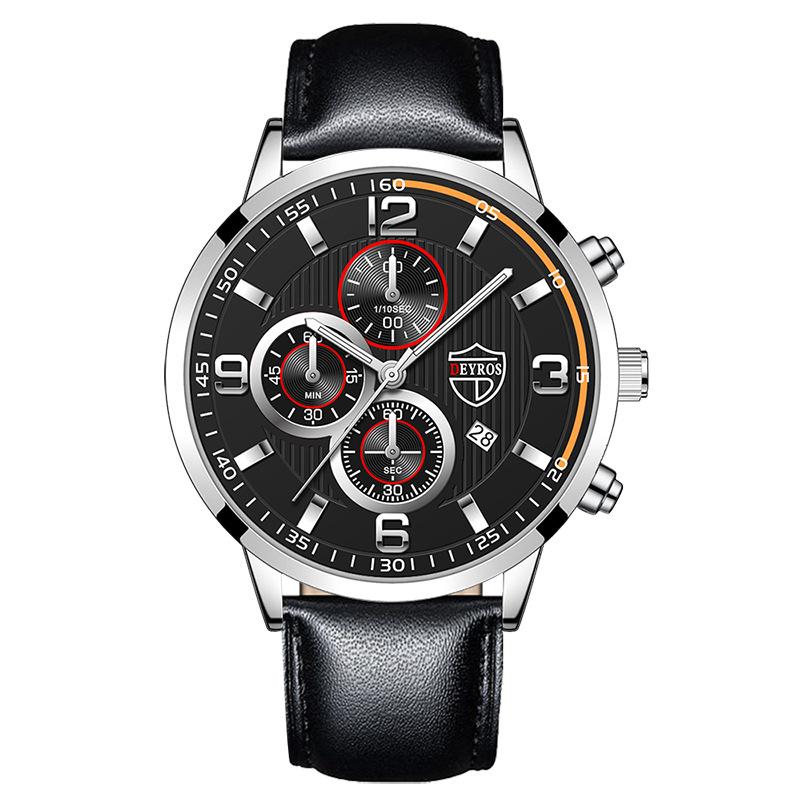 Men's Watch Belt Men's Calendar Watch Casual Watch Fashion Watch Student Quartz Watch