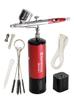 RAYWOOD Airbrush Delta перезаряжаемый компрессорный набор USB очиститель двойного действия с 5 предметами диаметра маленькая пластиковая модель живопись искусство ремесло тип-C