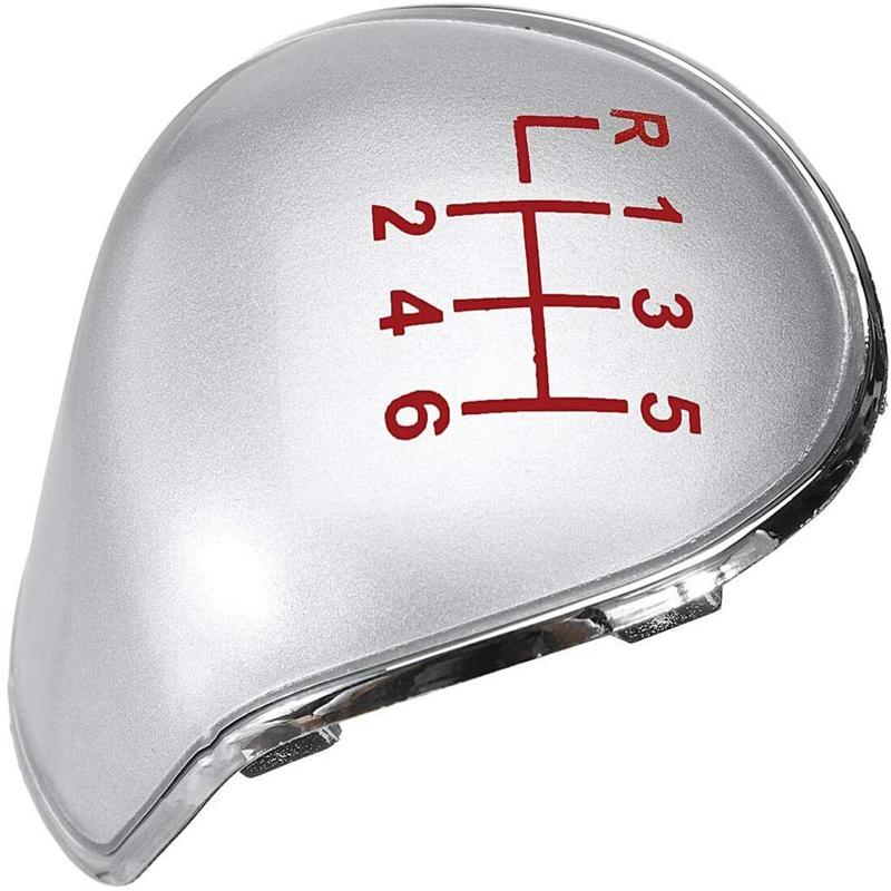 6-скоростная ручка переключения передач, крышка с красным узором для FORD Fiesta Focus ST Transit