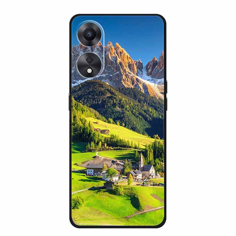 Чехол для OPPO A78 5G Модный силиконовый мягкий ТПУ задняя крышка для Oppo A58 A58X 5G OPPOA78 5G Чехлы для телефонов Ударопрочный CPH2483 Fundas