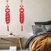 1Pc Spring Festival Tassel 2025 New Year Knot Hanging Ornament Home Decor Vietnamese Pendant Chinese Decoration Year of Snake