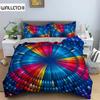 3D Print Duvet Cover Set Queen King Size Bedding Set Colorful Pattern Quilt/Comforter Cover Pillowcase Bedclothes Home Textiles