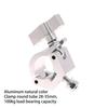 1 Piece Aluminium Truss Clamps 28-32mm Tube O Hook Stage Lighting Mount Bracket Fast Lock Lighting Clamp