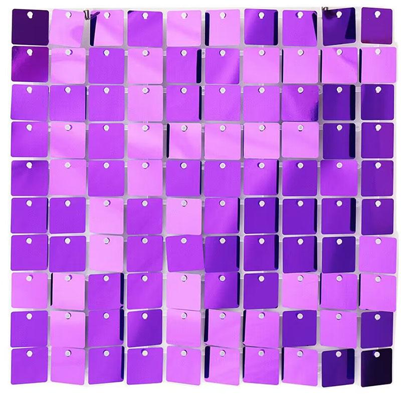 6-27 Pcs Light Golden Shimmer Wall Panels Sequins For Wedding Party Baby Shower Backgrounds Wall Decor Shimmer Laser Backdrops 5