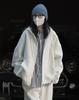 Louvre Ранняя осень Корейский стиль с капюшоном Air Layer кардиган свитер - Свободная повседневная куртка на молнии для женщин