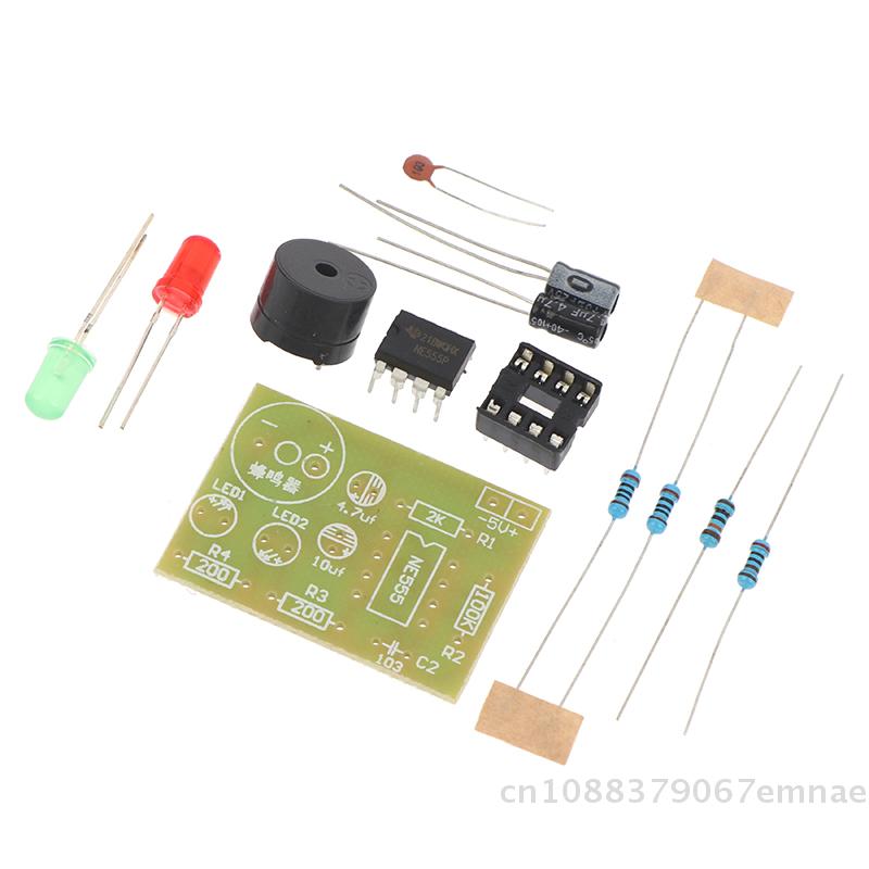 [ZYAS] DIY-набор NE555 Схема светодиодного мигалки и генератора сигналов с печатной платой для обучения электронике и практики пайки