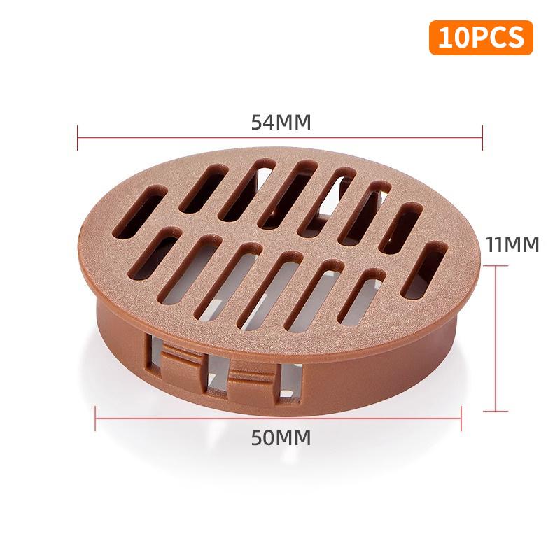 10 PCS Rectangular Breathable Mesh Plastic 35/50mm Ventilation Grille Cabinet Wardrobe Air Vent Wardrobes