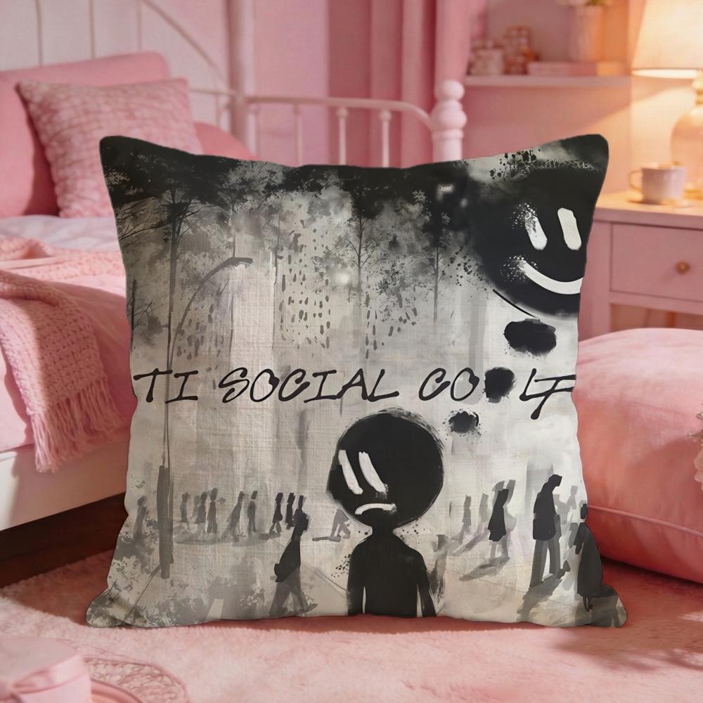 BBeny JJr Rapper Cushion Cover Premium Comfort Reversible Pillow Cove Two In One Design For Any Room Car Interior