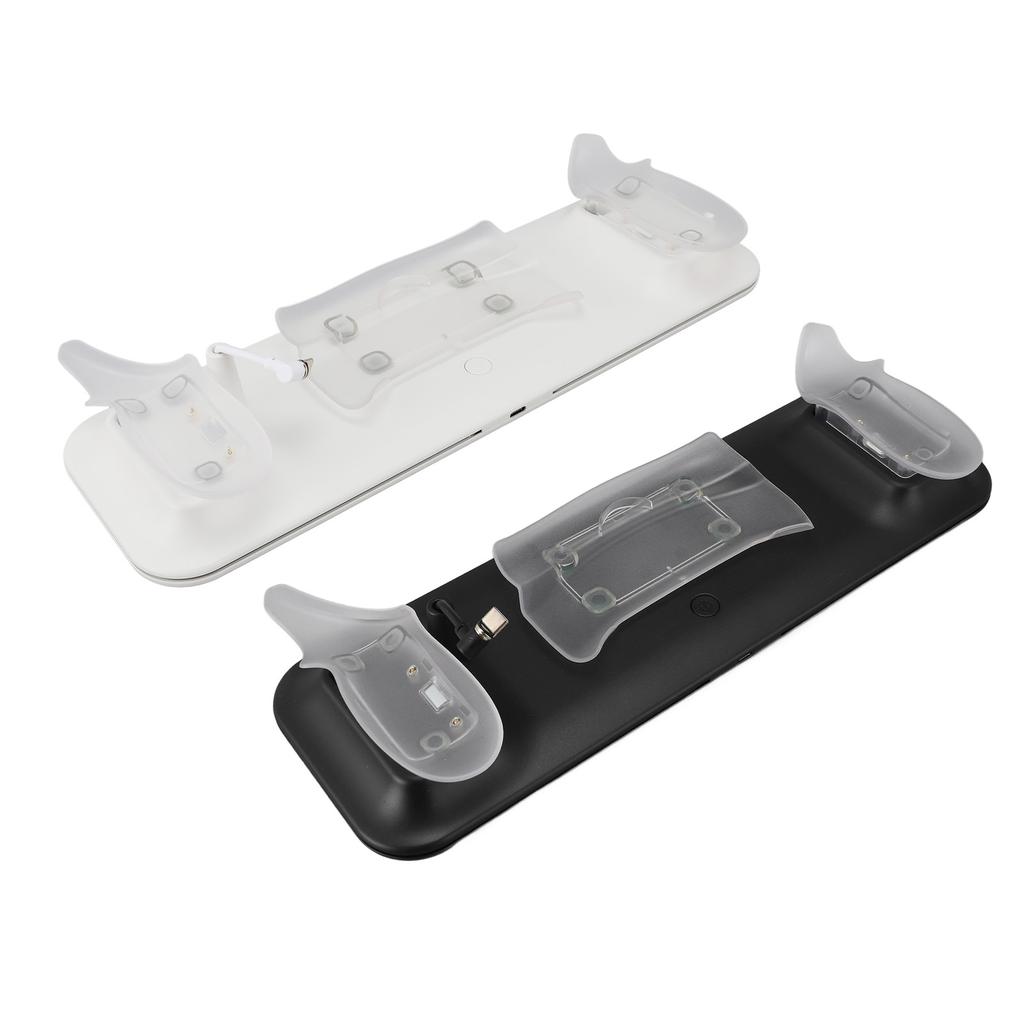 Зарядная станция для контроллера VR-гарнитуры с магнитными контактами и RGB-подсветкой