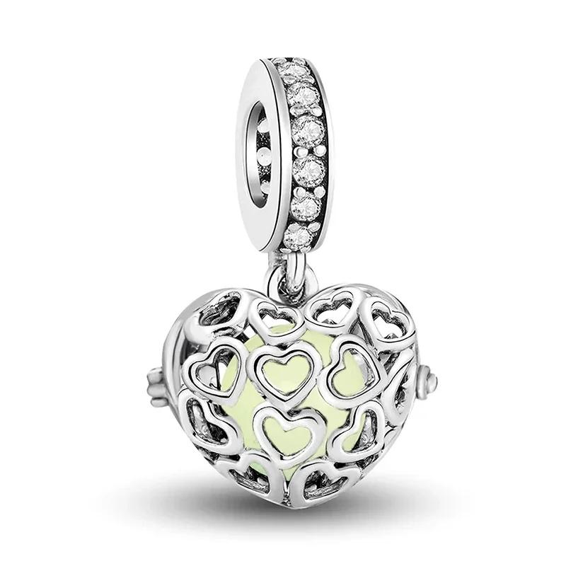 Медь Любовь Сердце Воздушный Шар Девочка Клубничные Шармы Браслет Ожерелье Изготовление Подарок Высокого Качества Ювелирные Изделия