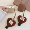 Плюшевый однотонный чехол-сердечко, подходящий для защитного чехла AirPods 1-го поколения, 1-го поколения, 1-го поколения pro1, кейс для Bluetooth-наушников Apple
