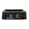 Система контроля давления в шинах автомобиля на солнечных батареях TPMS, безопасность давления в шинах, цветной цифровой дисплей, 4 внешних датчика, предупреждение о температуре и давлении в шинах