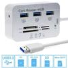 Multifunction MS/SD/M2/TF Memory Card Reader Combo High Speed 3 Port USB 3.0 HUB(Size:USB 3.0)