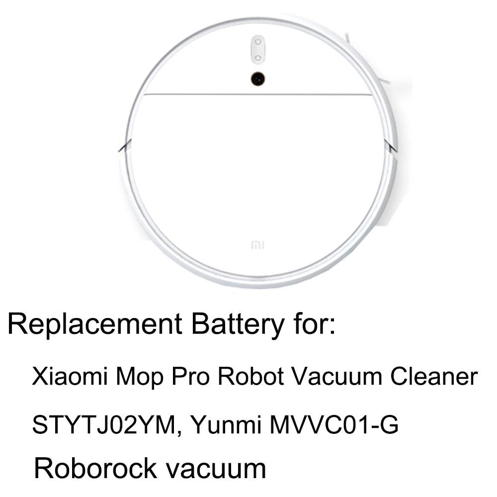 14,4 В 2800 мАч сменная литиевая батарея для робота-пылесоса Xiaomi Mop Pro STYTJO2YM, Yummy MVVC01-G Roborocks пылесос