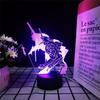 Neon Genesis Evangelion LED Night Light: Colorful Touch Remote-Control 3D Acrylic Figure