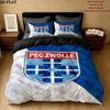 Pec Zwolle Pattern Bedding uilt Set uilt Cover Pillowcase Home Decoration Birthday Gift (1 * duvet cover + 2 * pillowcase without core)