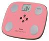 TANITA with a Fit That Accurately Identifies the Person Standing On the Body Composition Monitor Strawberry Chocolate [Equipped "Ride Function" Scale]