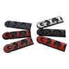 BHE1 For VW VOLKSWAGEN 2026 New 3D Metal Red Black GLI Logo Front Grill Emblem Badge For Volkswagen VW Sagitar Bora Jetta MK4 MK2 Mk3