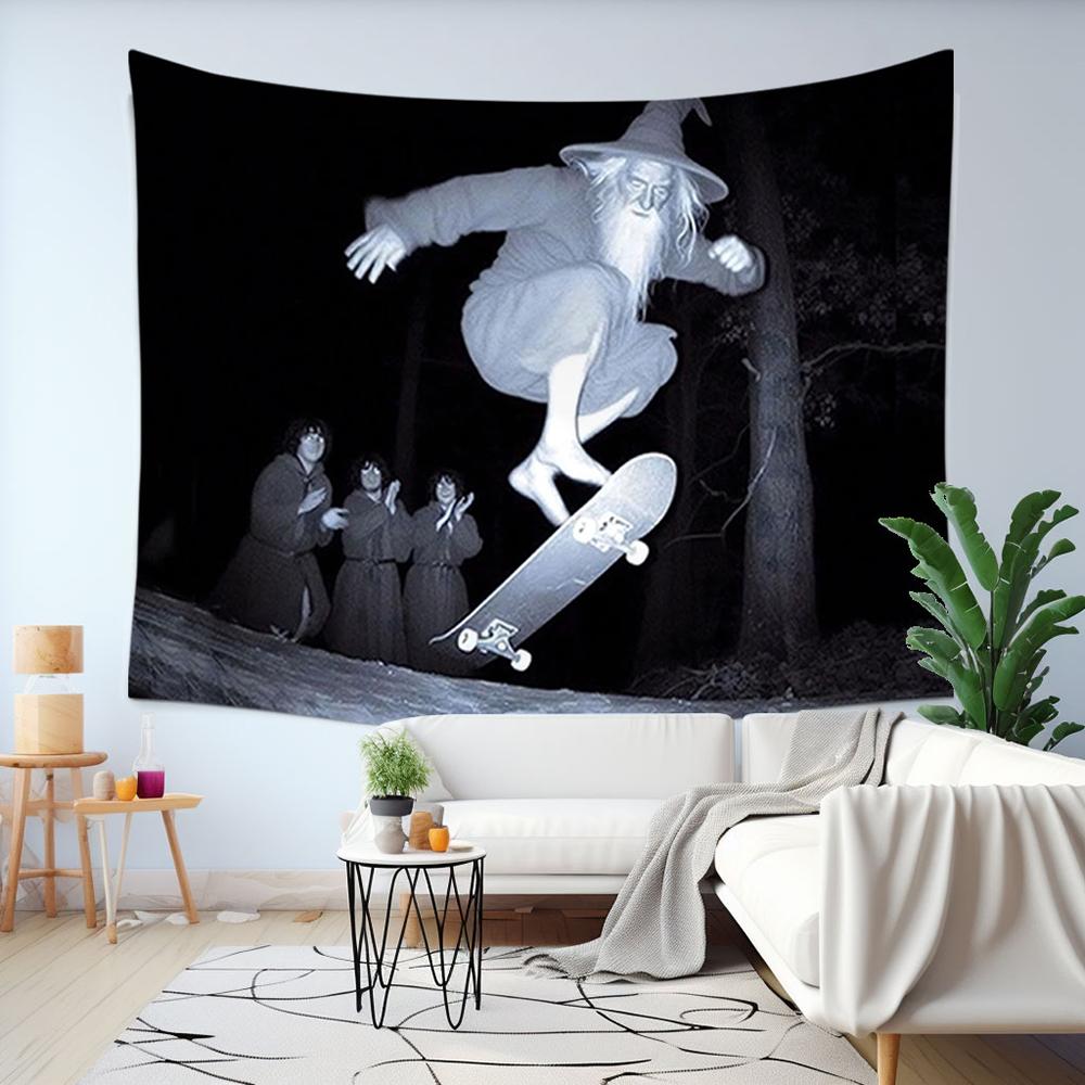 1PC Skateboarding Tapestry Cool Sports Style Wall Hanging for Bedroom Living Room Dorm