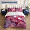miromabby 3‑Piece Bedding Set Soft Microfiber Duvet Cover Pillowcases Comfortable Bed Linen for Bedroom Decoration