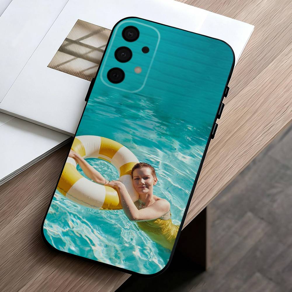 Немецкая актриса Сандра Хюллер Чехол для телефона для Samsung Galaxy A73, A72, A71, A70, A53, A52, A51, Другие Мягкий черный корпус