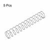 uxcell Compression Spring, 90mm, 304 Stainless Steel Coil Spring, 15mm Outer Diameter, 1mm Wire Diameter, 45mm Compression Length, 35N Load, Pack of 5