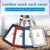 Access Card Holder Office Name ID Card Cover With Neck Lanyard Credit Card Holder Badge Card Case
